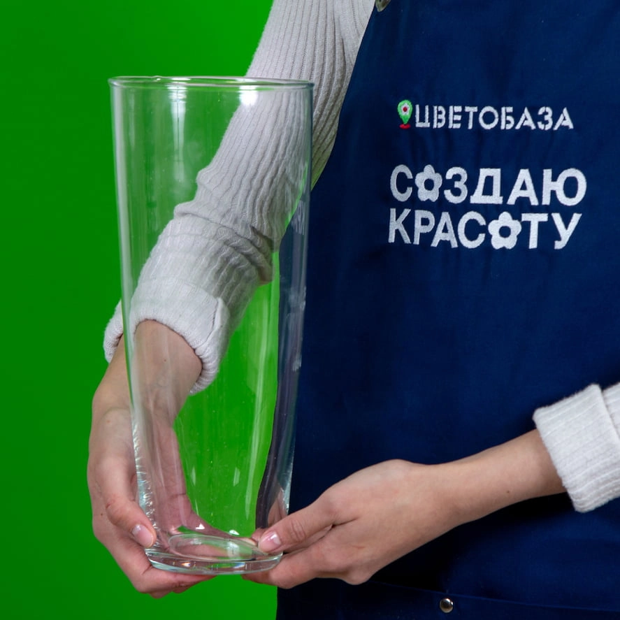 Ваза Нина (стекло) D12*8см*Н29см